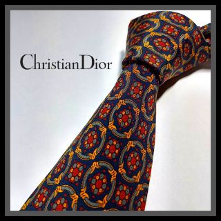 クリスチャンディオール(Christian Dior)の141【Christian Dior】クリスチャンディオール ネクタイ  黒(ネクタイ)