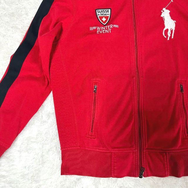 POLO RALPH LAUREN(ポロラルフローレン)の【美品】ラルフローレン　Ｌサイズ　ジャージ　トレーナー　パーカー　メンズ　薄手 メンズのトップス(ジャージ)の商品写真