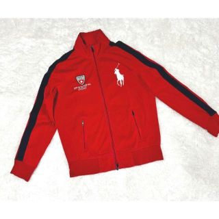 ポロラルフローレン(POLO RALPH LAUREN)の【美品】ラルフローレン　Ｌサイズ　ジャージ　トレーナー　パーカー　メンズ　薄手(ジャージ)