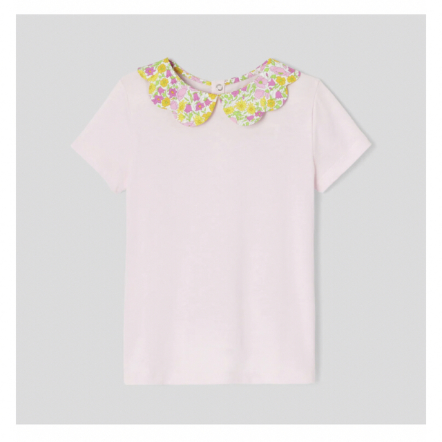 Jacadi(ジャカディ)のjacadi リバティTシャツ8a キッズ/ベビー/マタニティのキッズ服女の子用(90cm~)(Tシャツ/カットソー)の商品写真