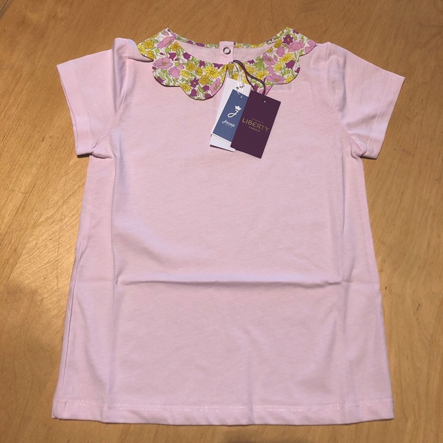 Jacadi(ジャカディ)のjacadi リバティTシャツ8a キッズ/ベビー/マタニティのキッズ服女の子用(90cm~)(Tシャツ/カットソー)の商品写真