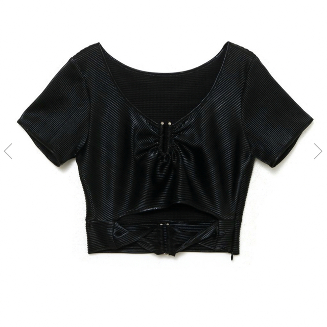 melt the lady twist cropped tops