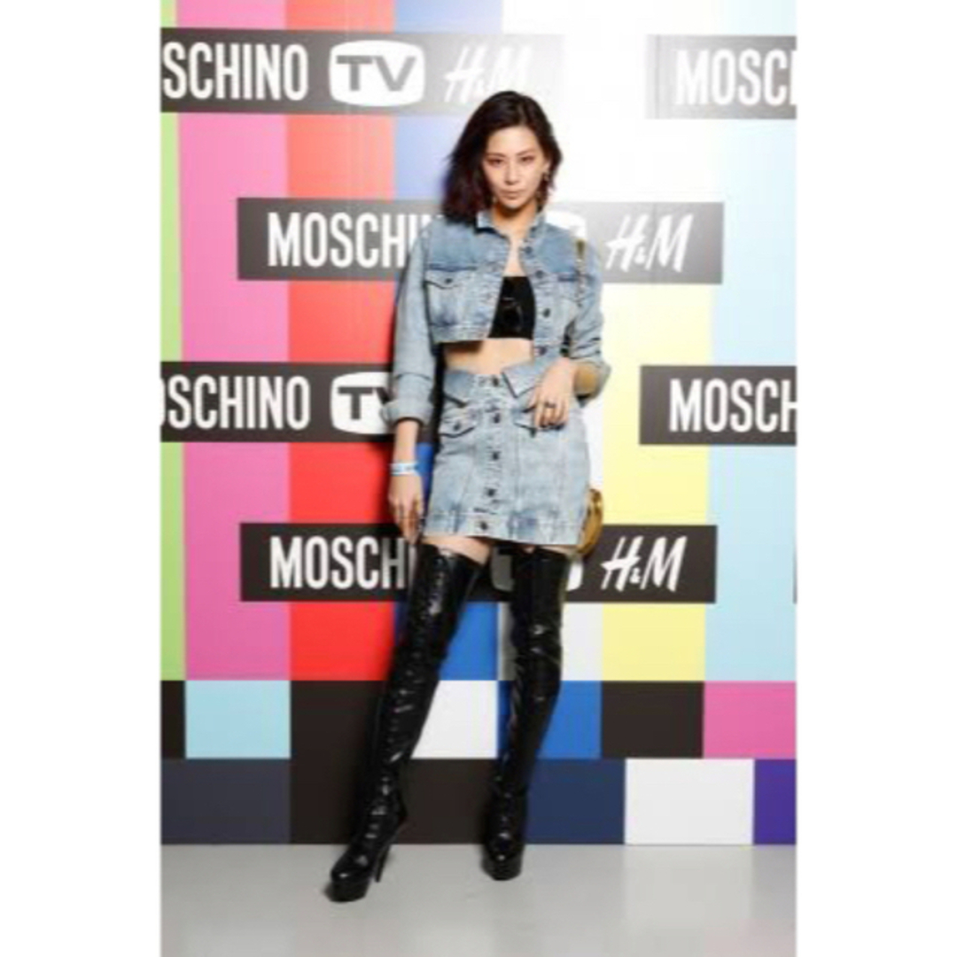 MOSCHINO(モスキーノ)のH&M MOSCHINO ジージャン　モスキーノ レディースのジャケット/アウター(Gジャン/デニムジャケット)の商品写真