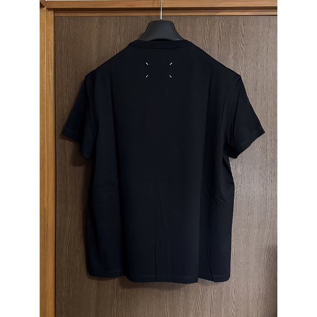 22AW新品S メゾン マルジェラ リバースロゴ Tシャツ 半袖 オールブラック 2