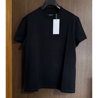 マルタンマルジェラ(Maison Martin Margiela)の22AW新品S メゾン マルジェラ リバースロゴ Tシャツ 半袖 オールブラック(Tシャツ(半袖/袖なし))