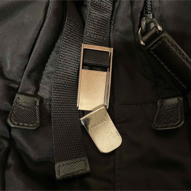 PRADA(プラダ)のPRADA プラダ バックパック 国内正規品 2VZ065 ブラック メンズのバッグ(バッグパック/リュック)の商品写真