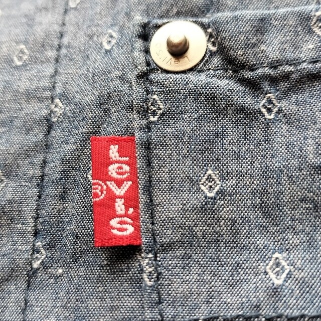 Levi's(リーバイス)のリーバイス★ENGINEERED JEANS★小紋柄★ワークシャツ★USED★M メンズのトップス(シャツ)の商品写真