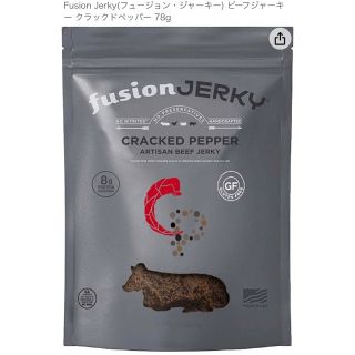 フュージョン・ジャーキー ビーフジャーキー クラックドペッパー 70g(肉)