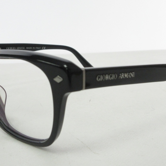 Giorgio Armani(ジョルジオアルマーニ)のジョルジオアルマーニ サングラス メガネ アイウェア 黒 53□19 メンズのファッション小物(サングラス/メガネ)の商品写真