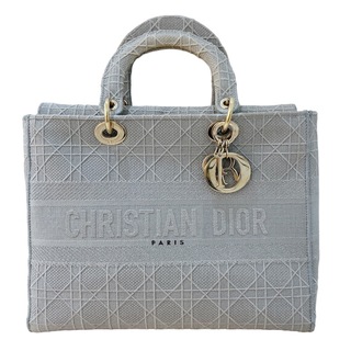 ディオール(Christian Dior) ハンドバッグ(レディース)（グレー/灰色系 