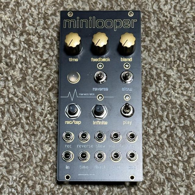 日本未発売！MANECO LABS MINILOOPER EURORACK 専門ショップ 49.0%割引