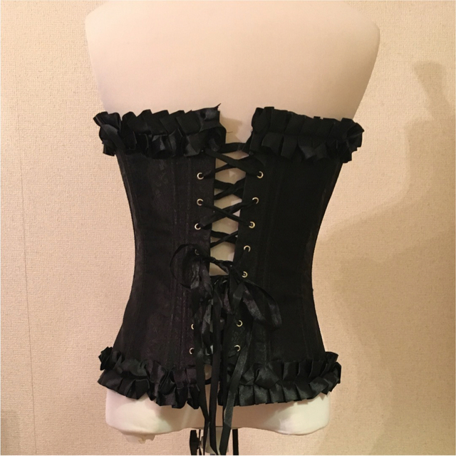 豪華　ビスチェ　編み上げコルセット　衣装　ボンテージSMジェンダーレス