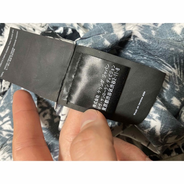SAINT LAURENT サンローラン 16ss モノトーン アロハシャツ 激安価格