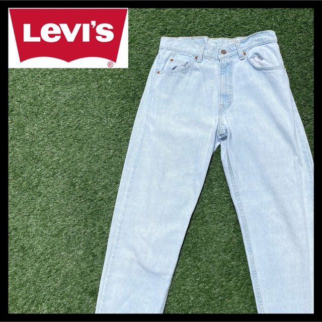 Levi's(リーバイス)のリーバイス 550 W30 L32 ライトブルーデニムジーンズUSA1995年製 メンズのパンツ(デニム/ジーンズ)の商品写真