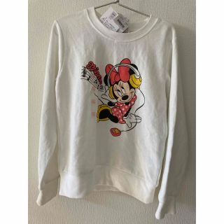 ディズニー(Disney)の【新品】ミニーちゃんトレーナー（ロンT）(Tシャツ/カットソー)