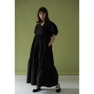 【完売品】mamu⋆ PUFF TIERED OP(ロングワンピース/マキシワンピース)