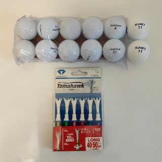 テーラーメイド(TaylorMade)のゴルフ ロストボール12個＋ティー6本セット(その他)