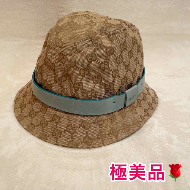 極美品✨GUCCI グッチ gg ハット バケットハット バケハ コットン 大人