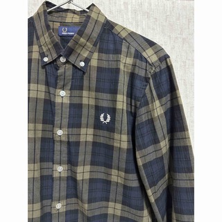 FRED PERRY ストライプ 長袖 シャツ
