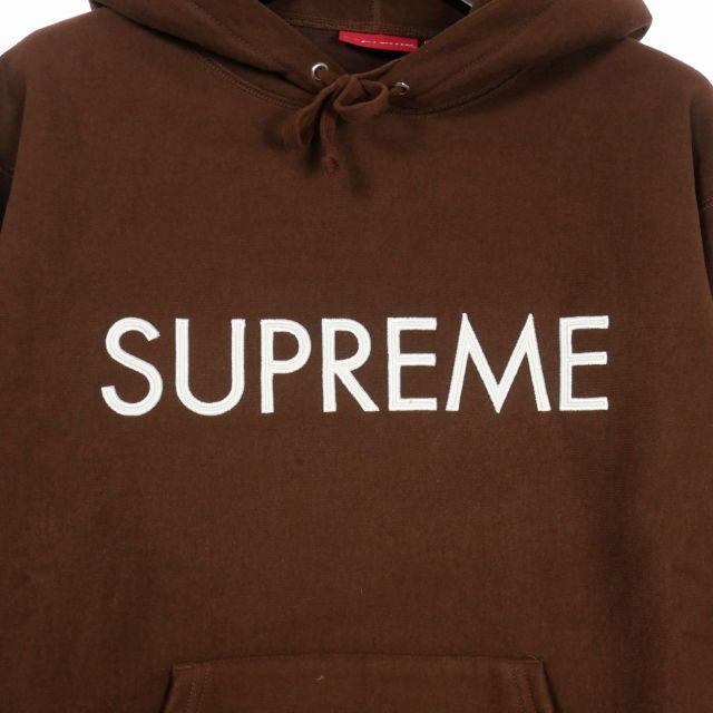 Supreme シュプリーム パーカー S 茶