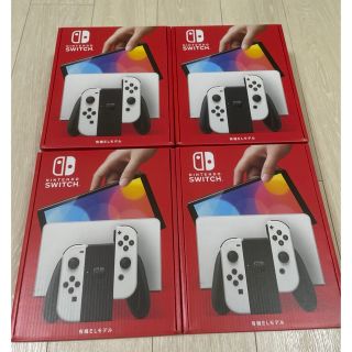 ニンテンドースイッチ(Nintendo Switch)の☆新品☆ Nintendo Switch  ホワイト4台(家庭用ゲーム機本体)