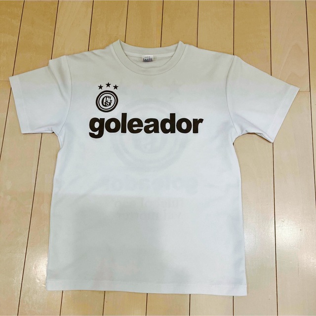 goleadorロゴ白Tシャツ スポーツ/アウトドアのサッカー/フットサル(ウェア)の商品写真