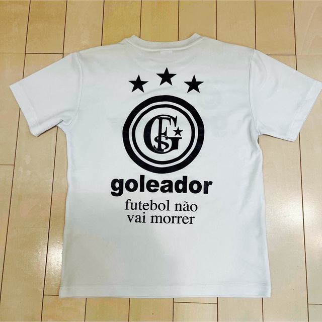 goleadorロゴ白Tシャツ スポーツ/アウトドアのサッカー/フットサル(ウェア)の商品写真