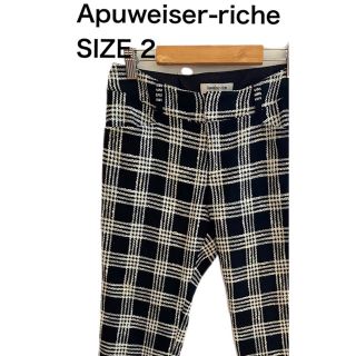 アプワイザーリッシェ(Apuweiser-riche)のApuweiser-richeアプワイザーリッシェ パンツチェック レーヨン混2(カジュアルパンツ)