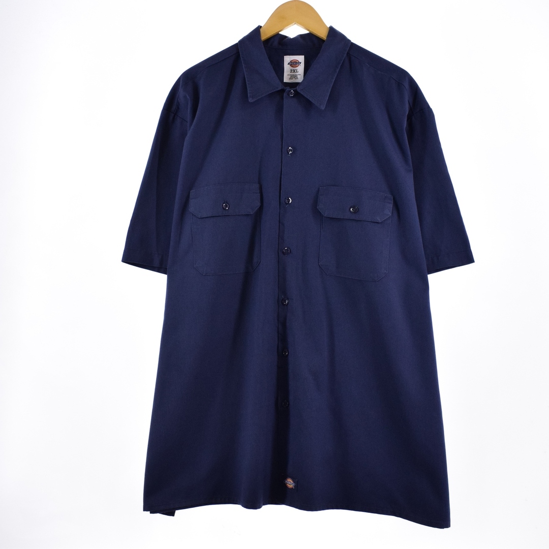 Dickies(ディッキーズ)の古着 ディッキーズ Dickies 半袖 ワークシャツ メンズXXL /eaa328369 メンズのトップス(シャツ)の商品写真