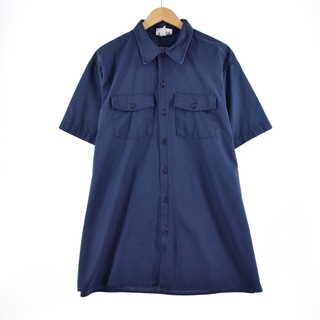 ディッキーズ(Dickies)の古着 ディッキーズ Dickies 半袖 ワークシャツ メンズXXL /eaa333758(シャツ)