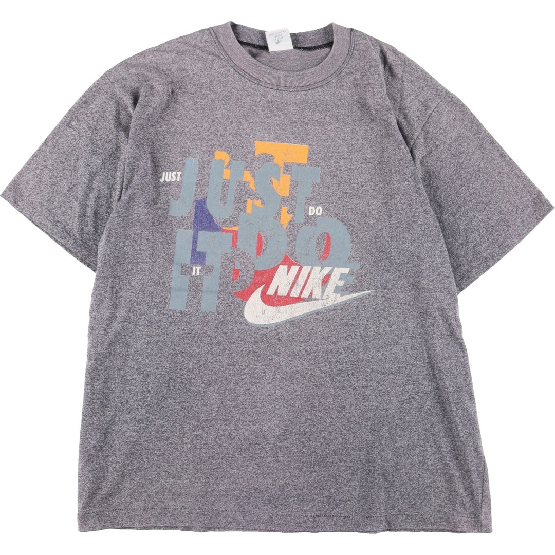 NIKE - 古着 90年代 ナイキ NIKE JUST DO IT 銀タグ プリントTシャツ