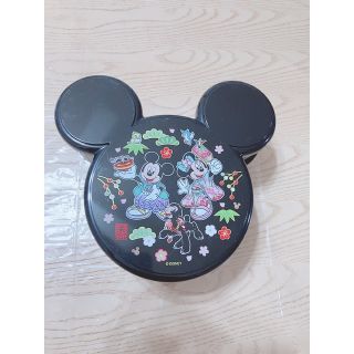 ディズニー(Disney)のミッキー　顔型の重箱2段(食器)