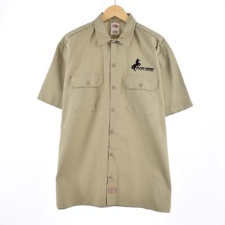 ディッキーズ(Dickies)の古着 ディッキーズ Dickies 半袖 ワークシャツ メンズXL /eaa333798(シャツ)