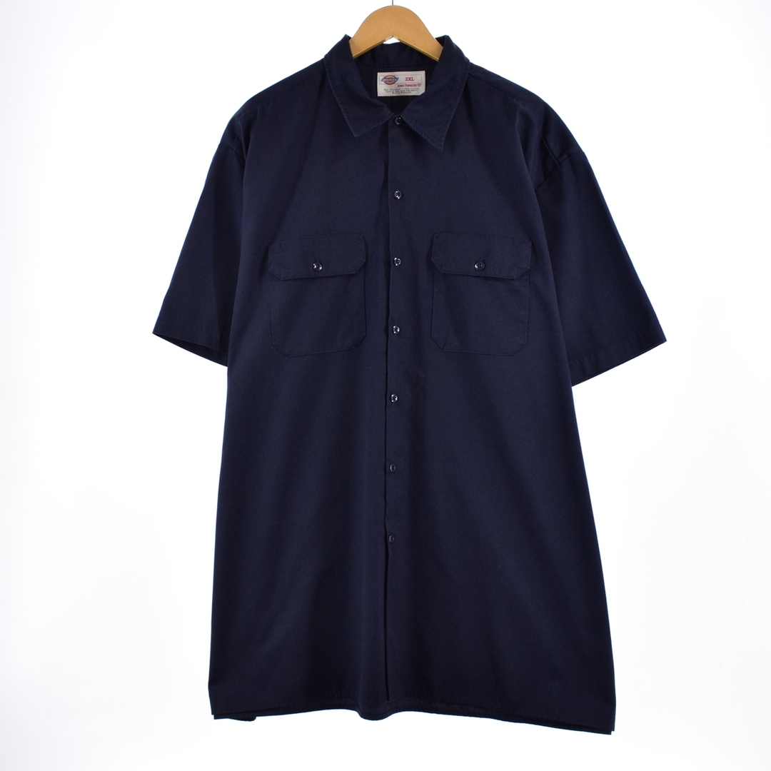 Dickies(ディッキーズ)の古着 ビックサイズ ディッキーズ Dickies 半袖 ワークシャツ メンズXXXL /eaa328382 メンズのトップス(シャツ)の商品写真