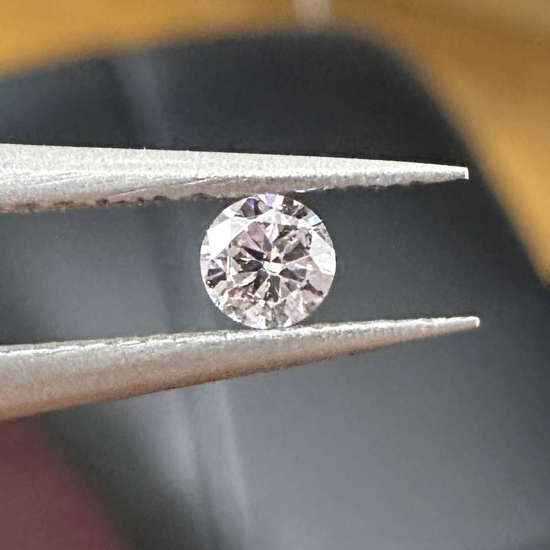 Fancy Light Pink 0.102ct GCL レディースのアクセサリー(リング(指輪))の商品写真