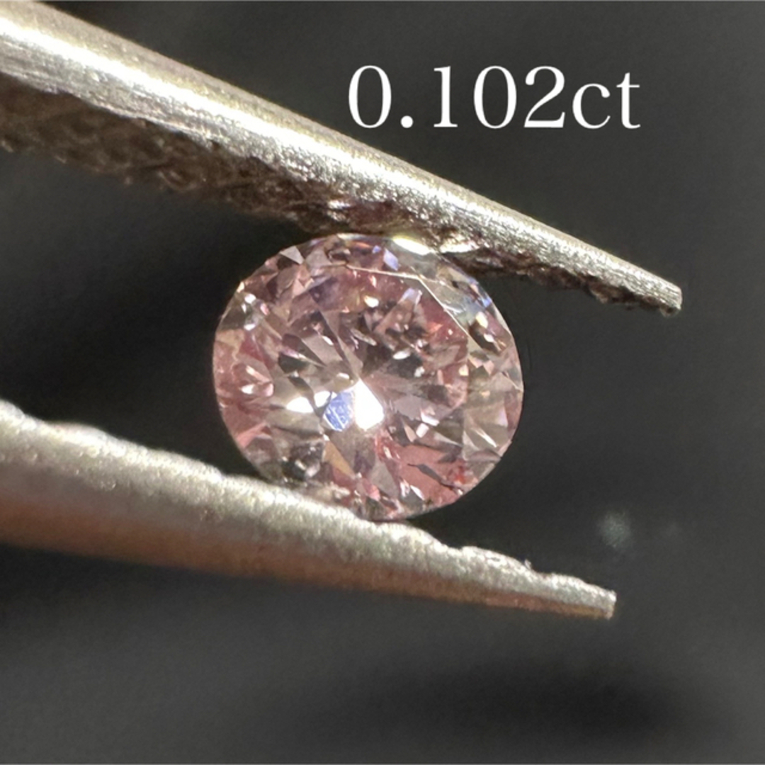 Fancy Light Pink 0.102ct GCL レディースのアクセサリー(リング(指輪))の商品写真