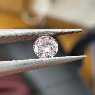 Fancy Light Pink 0.102ct GCL(リング(指輪))