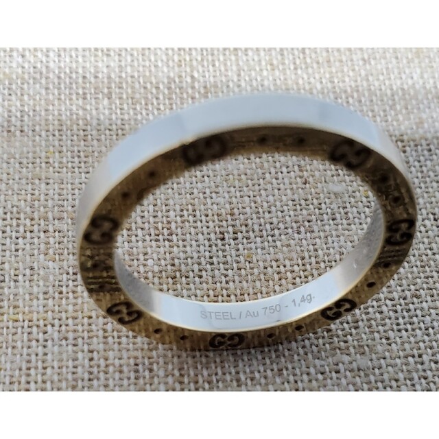 超レア廃盤品】GUCCI サイド アイコンリング AU750 大量入荷 29536円