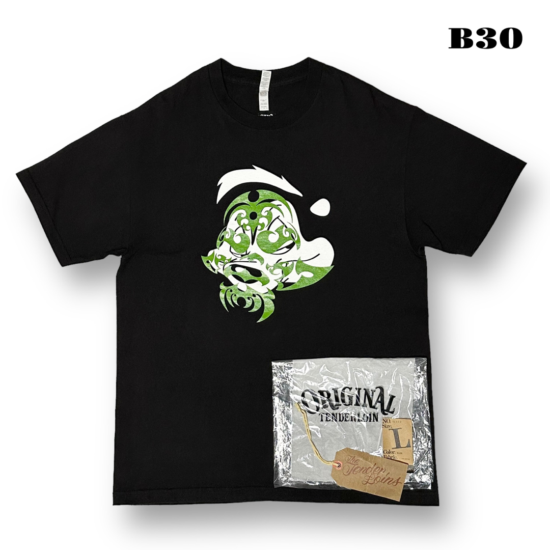 希少品! TENDERLOIN TEE PLP 半袖 Tシャツ ブラック 黒 L-