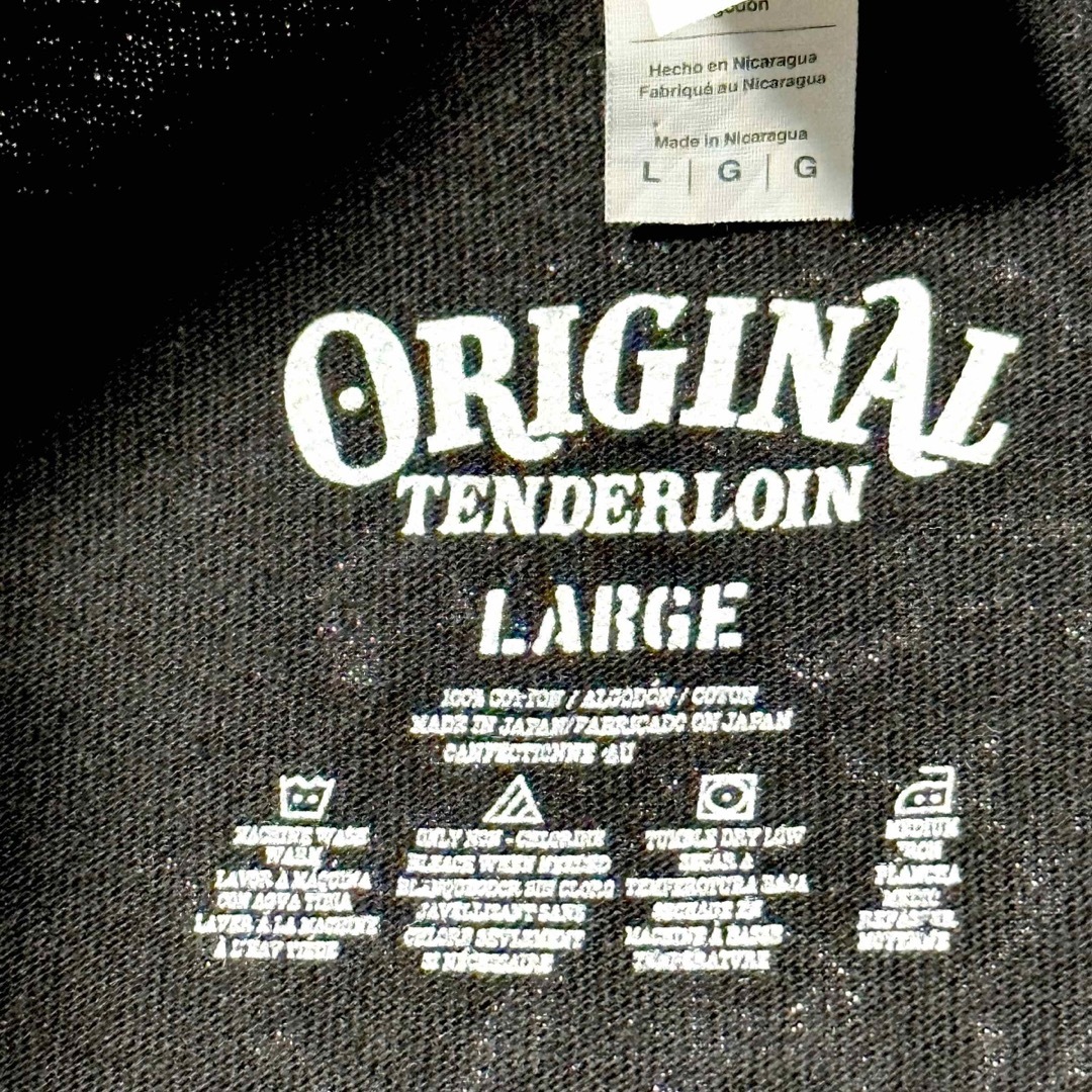 希少品! TENDERLOIN TEE PLP 半袖 Tシャツ ブラック 黒 L