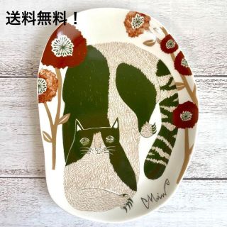 モリタミウ(morita MiW)の森田Miw 小皿　小物入　morita miw 空き地の陽だまりの猫 新品未使用(食器)