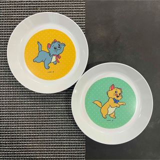 ディズニー(Disney)の【新品希少!?】ディズニー　 おしゃれキャット　ベルリオーズ　トゥルーズ 丸皿(食器)