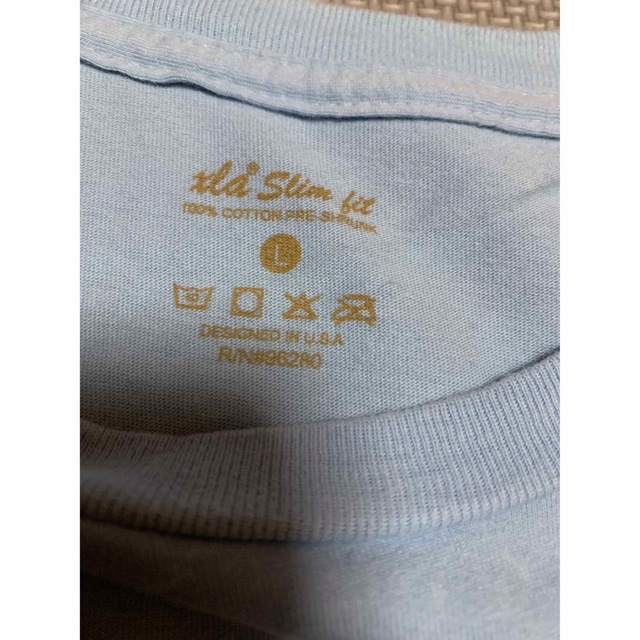 XLARGE(エクストララージ)のX-LARGE エクストララージ　Tシャツ L 水色　ライトブルー XLA メンズのトップス(Tシャツ/カットソー(半袖/袖なし))の商品写真