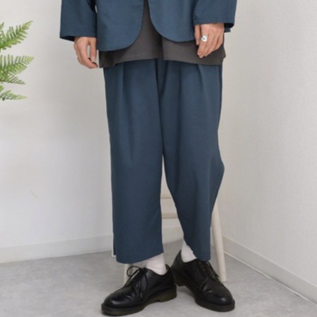 kutir クティール　リネンワイドパンツ メンズのパンツ(ワークパンツ/カーゴパンツ)の商品写真