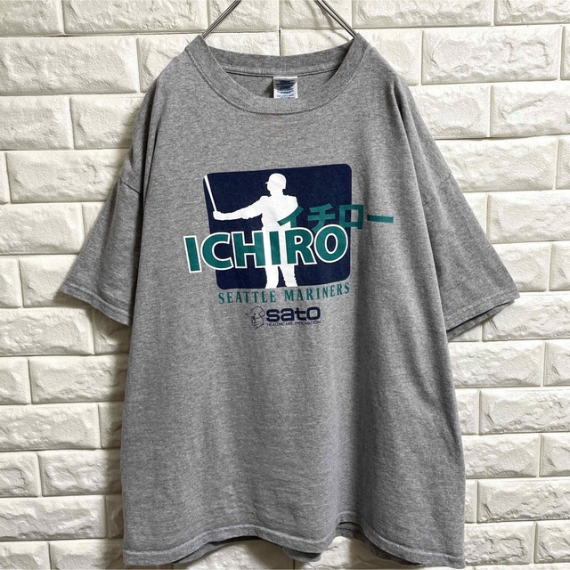 希少 ICHIRO SEATTLE MARINERS Tシャツ - Tシャツ/カットソー(半袖/袖なし)