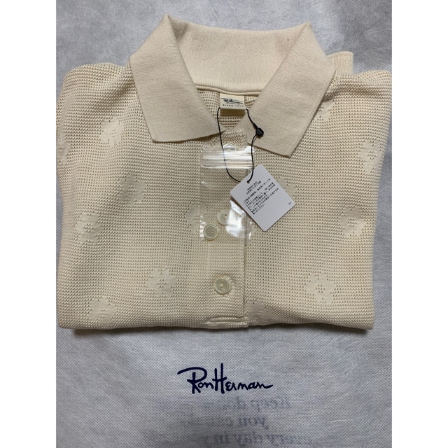 新品 Ron Herman Flower Waffle Polo Shirt 激安直営店 www