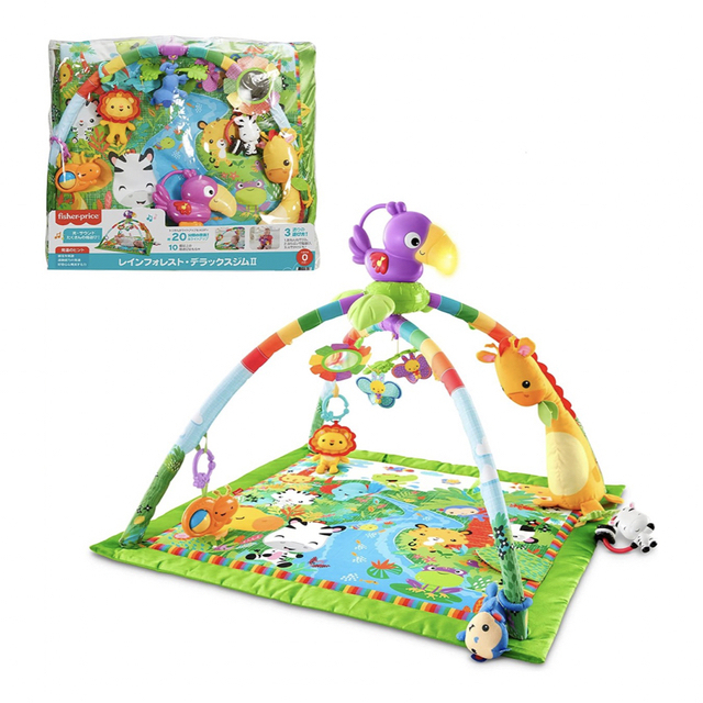 Fisher-Price(フィッシャープライス)のフィッシャープライス レインフォレスト・デラックスジムII キッズ/ベビー/マタニティのおもちゃ(ベビージム)の商品写真