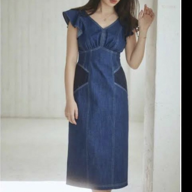 Her lip to 21SSDenim Midi Dress ハーリップトゥ