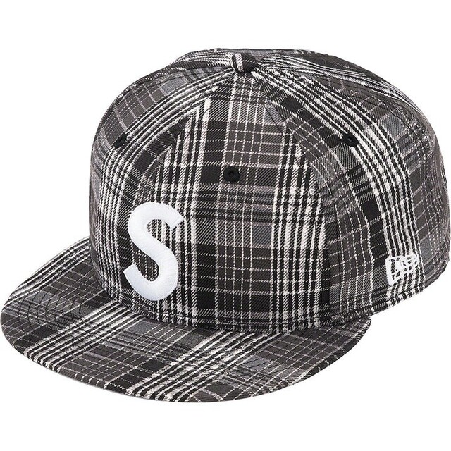 Supreme Metallic Plaid S Logo New Era®BlackSIZE