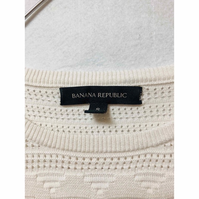 Banana Republic(バナナリパブリック)のバナナリパブリック サマーニット半袖ワンピース レディースのワンピース(ひざ丈ワンピース)の商品写真